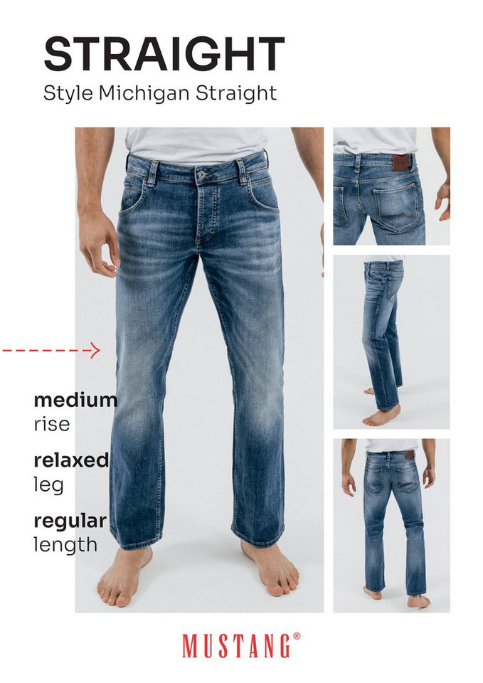 MUSTANG Straight-Jeans Style Michigan – Bild 5 von 5