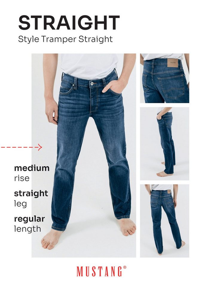 MUSTANG Straight-Jeans Tramper Straigt – Bild 5 von 5
