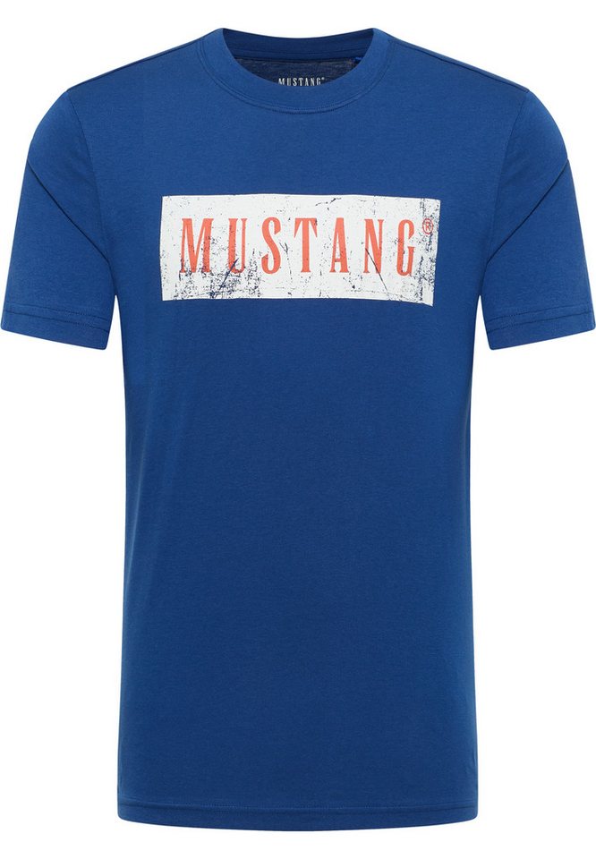 MUSTANG T-Shirt mit Logo Schriftzug – Bild 2 von 4