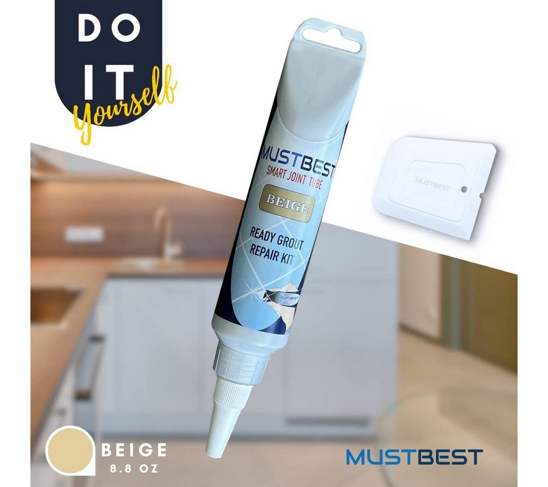 MustBest Fugenfueller Schnell trocknend Fliesenfugenreparatur – Bild 2 von 5
