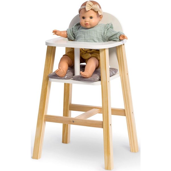 MUSTERKIND® Puppenhochstuhl Viola, natur/weiß