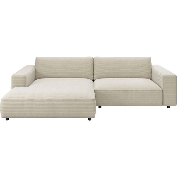 Musterring Ecksofa MR LUCIA, Charakterstarker Lounge-Komfort von Musterring, XXL-Longchair, erstklassige Kammerkissen & zeitloser Look