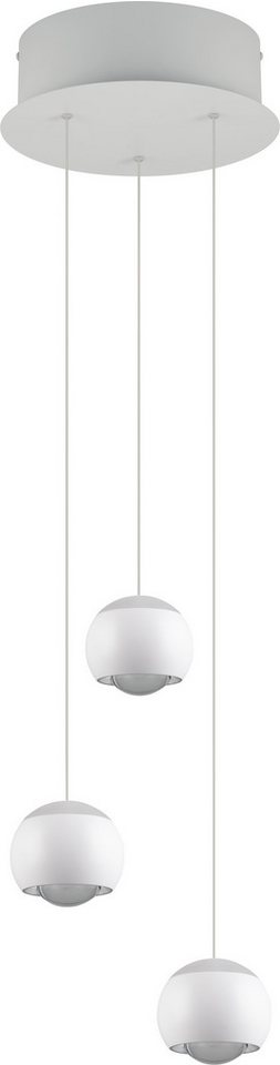 Musterring LED Pendelleuchte CANNON, 3-flammige LED Hängelampe 5W 500Lumen 2300-4000K CCT, CCT - über Fernbedienung, Dimmfunktion, Memoryfunktion, Nachtlichtfun – Bild 3 von 5