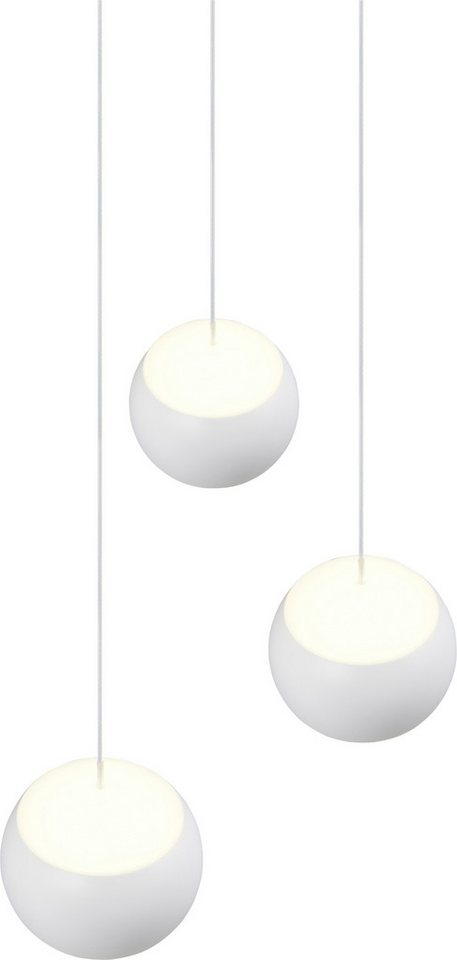 Musterring LED Pendelleuchte CANNON, 3-flammige LED Hängelampe 5W 500Lumen 2300-4000K CCT, CCT - über Fernbedienung, Dimmfunktion, Memoryfunktion, Nachtlichtfun – Bild 4 von 5