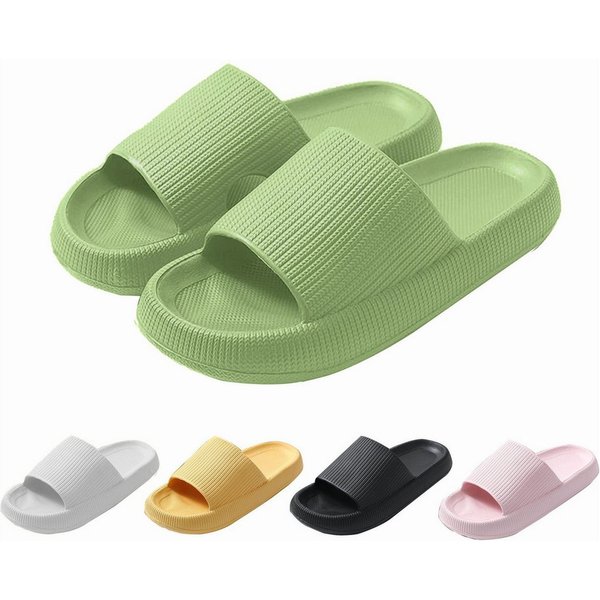 Mutig Badeschuhe Herren Damen,Original EVA Badeschlappen,weich & bequem Hüttenschuhe (Besonders weiches Material mit rutschfester Sohle,Bequem zu tragen, Wolken