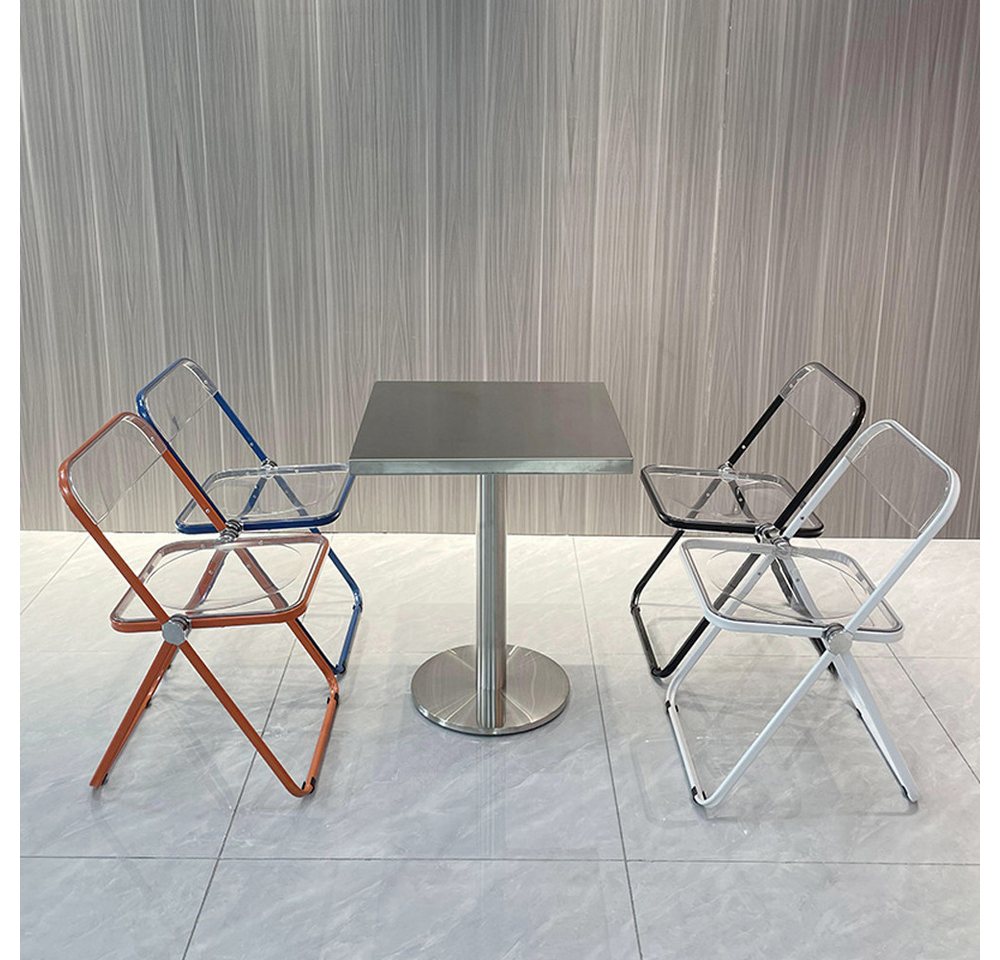 Muxing Bartisch aus Edelstahl – stabil, vielseitig für Gastro & Balkon (1-St), in quadratisch erhältlich, 40×75×40 cm, mit dicker Tischplatte – Bild 3 von 5
