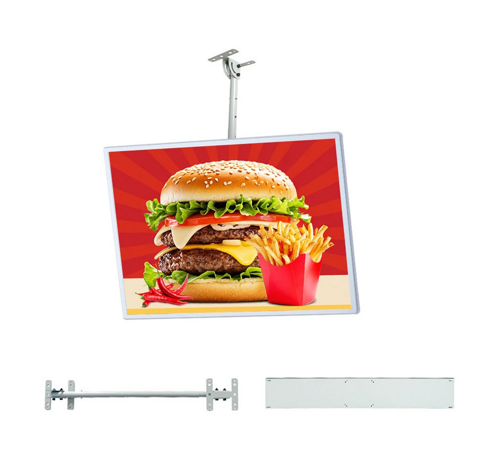 Muxing Tafel LED Menüboard hängend, Werbeschild beleuchtet Gastronomie, (1-tlg) – Bild 4 von 5