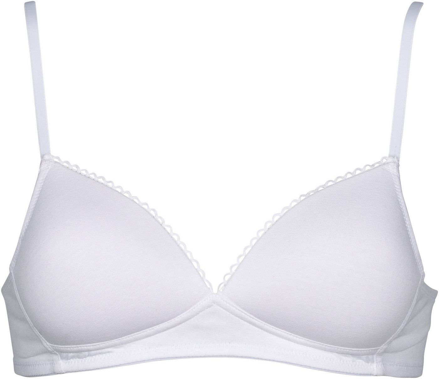 My Basic Bügelloser BH (2er Pack) flache Verarbeitung, wattiert, ohne Bügel, basic, Baumwollmix – Bild 2 von 5