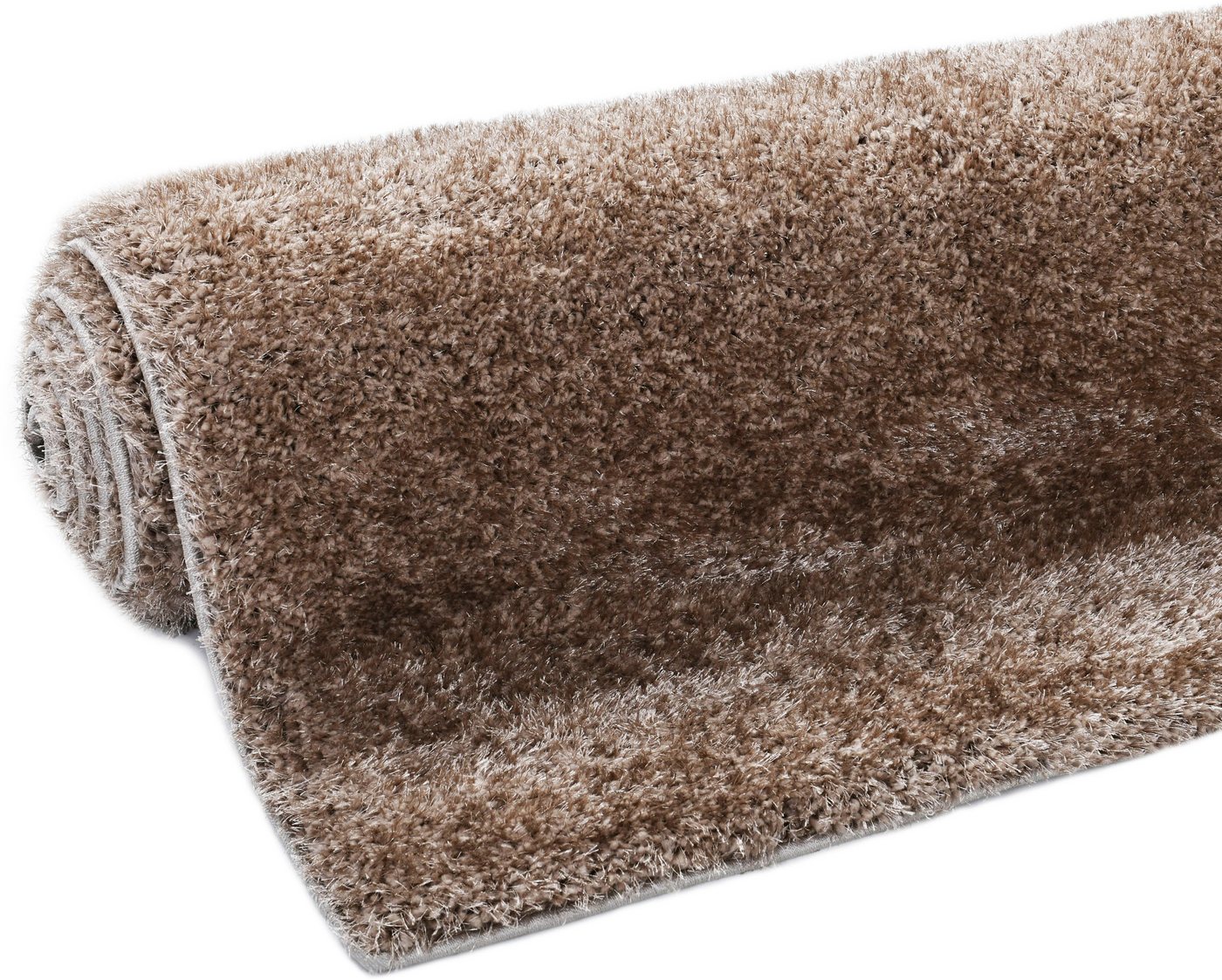my home Hochflor-Teppich Malin, rechteckig, Höhe: 43 mm, Shaggy in Uni-Farben, einfarbig, leicht glänzend, besonders weich – Bild 4 von 5