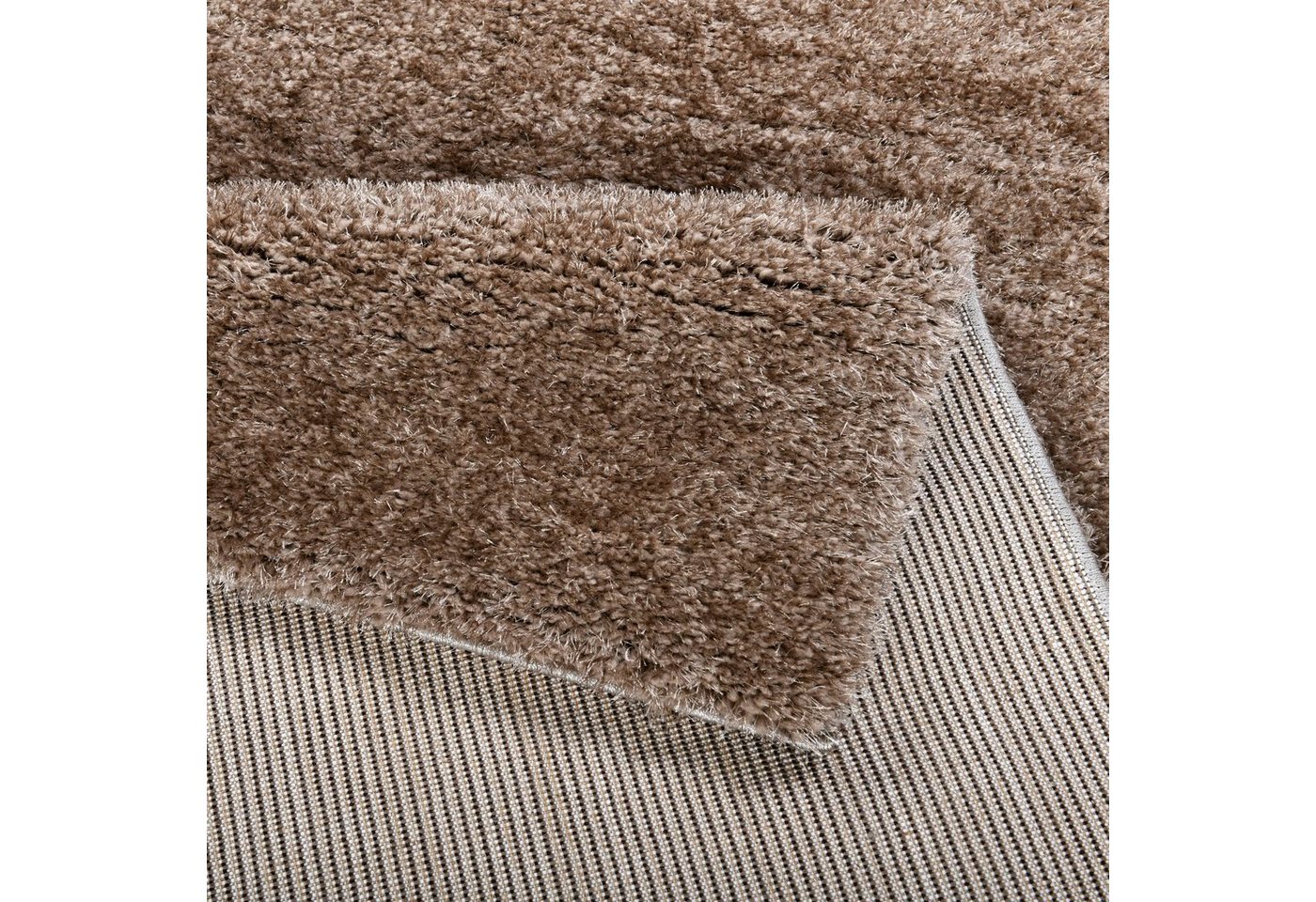 my home Hochflor-Teppich Malin, rechteckig, Höhe: 43 mm, Shaggy in Uni-Farben, einfarbig, leicht glänzend, besonders weich – Bild 5 von 5