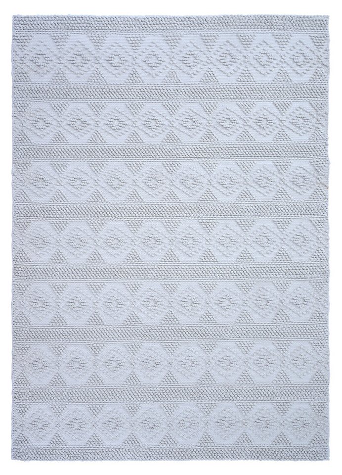 my home Outdoorteppich Tornio, in Woll-Optik auch für Balkon und Terrasse, Boho, rechteckig, Höhe: 10 mm, In- und Outdoor geeignet, wetterfest & UV-beständig, H – Bild 2 von 5