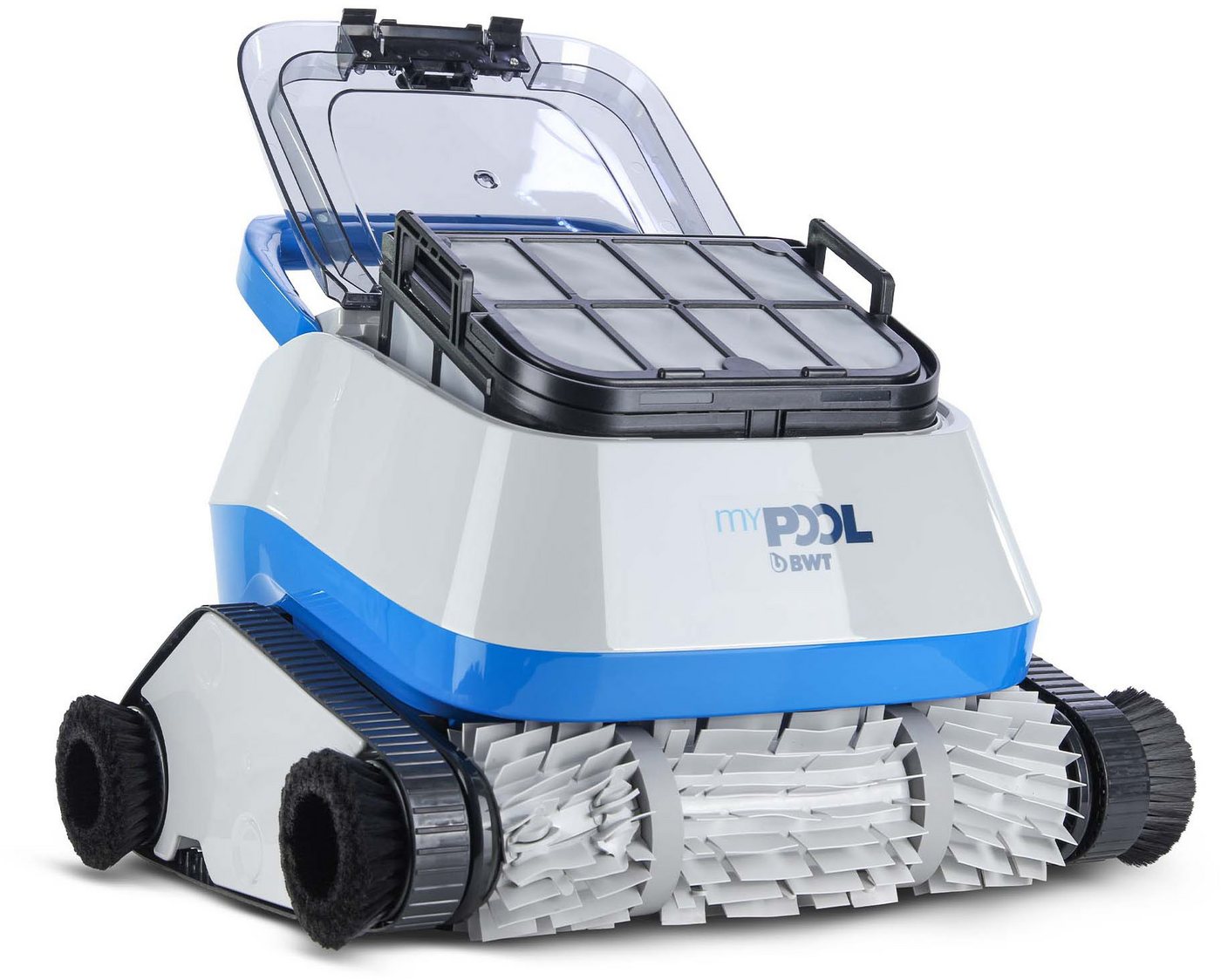 my POOL BWT Poolroboter POWER ONE4ALL PREMIUM Nachfolger für POWER 4.0, Mit Kabel, reinigt Boden, Wand und Wasserlinie – Bild 5 von 5