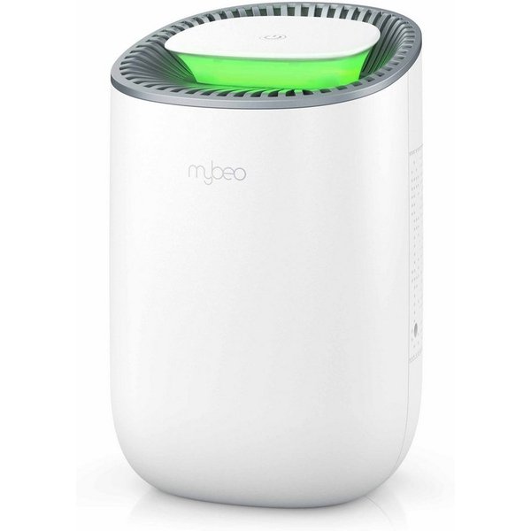 MyBeo Luftentfeuchter elektrischer Entfeuchter, Peltier, leise, für Wohnung & Schlafzimmer, Tank 0,6 l, leise gegen Feuchtigkeit und Schimmel in Bad und Schlafz