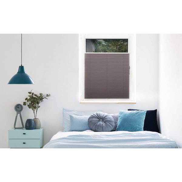 mydeco Plissee Free, Lichtschutz, ohne Bohren, verspannt, Klemmfix