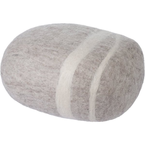 myfelt Pouf Filz Kieselstein (Pouf) Béla, aus 100% reiner Schurwolle, Meditationskissen, Hocker