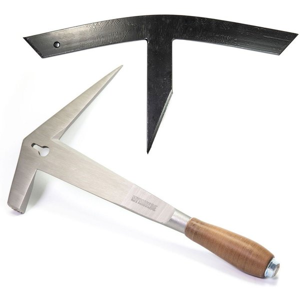 myMAW Hammer Bundle Schieferhammer rechts mit Haubrücke gebogen Hammer Schief…