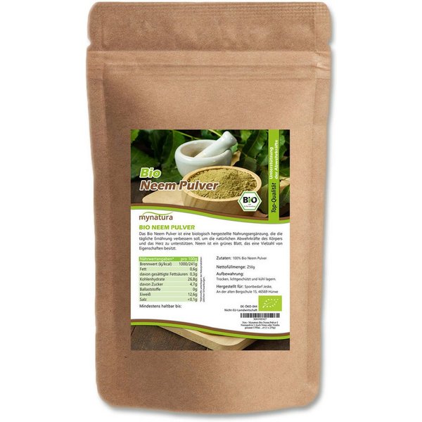 Mynatura Mynatura Bio Neem Pulver Pulver, 1 er 250 g