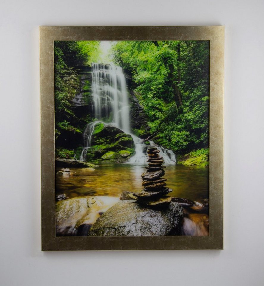 myposterframe Einzelrahmen Bilderrahmen Vintage Juno, (1 Stück), 40x50 cm, Gold Antik, MDF – Bild 3 von 5