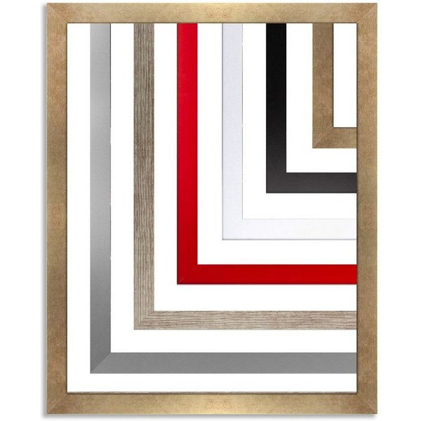 myposterframe Einzelrahmen Rahmen Maia, (1 Stück), 35x45 cm, Vintage Gold, MDF