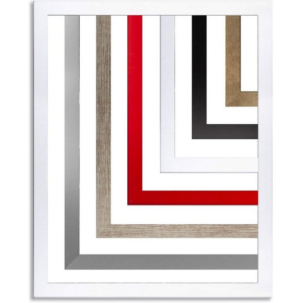 myposterframe Einzelrahmen Rahmen Maia, (1 Stück), 60x80 cm, Weiß, MDF