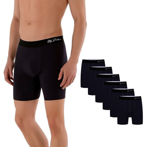 Myproblems Boxershorts Langes Bein 6er Pack Baumwolle Boxershorts Unterwäsche Herren S-4XL