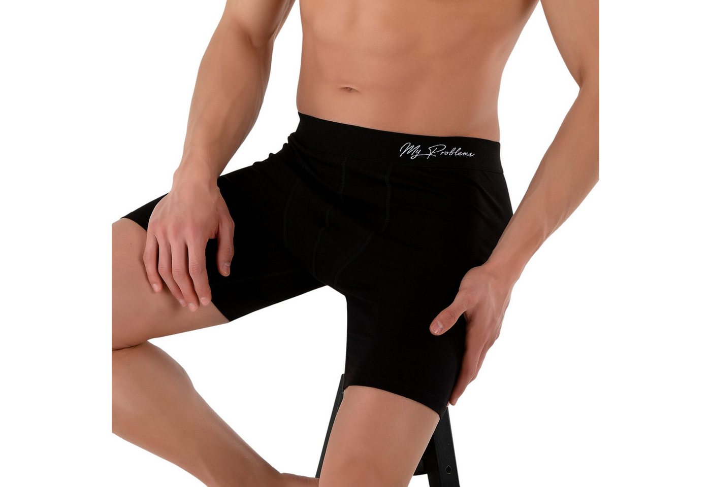 Myproblems Boxershorts Langes Bein 6er Pack Baumwolle Boxershorts Unterwäsche Herren S-4XL – Bild 2 von 5