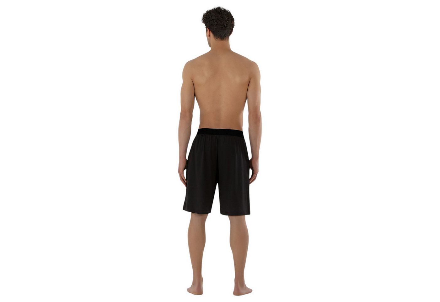 Myproblems Pyjamashorts Pyjamashorts Kurze Herren Schlafanzughose Jogger Schlafhose – Bild 3 von 3