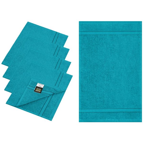 Myrtle Beach Gästehandtücher 5er-Pack Praktisches Gästehandtuch für Gastronomie und Zuhause MB436, Baumwolle (5-St), 30 x 50 cm