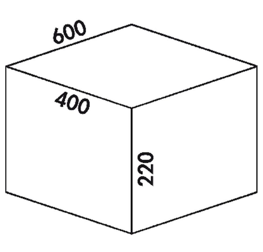 Naber Einbaumülleimer Systembehälter Cox® Box 220/600-2, hellgrau – Bild 2 von 2