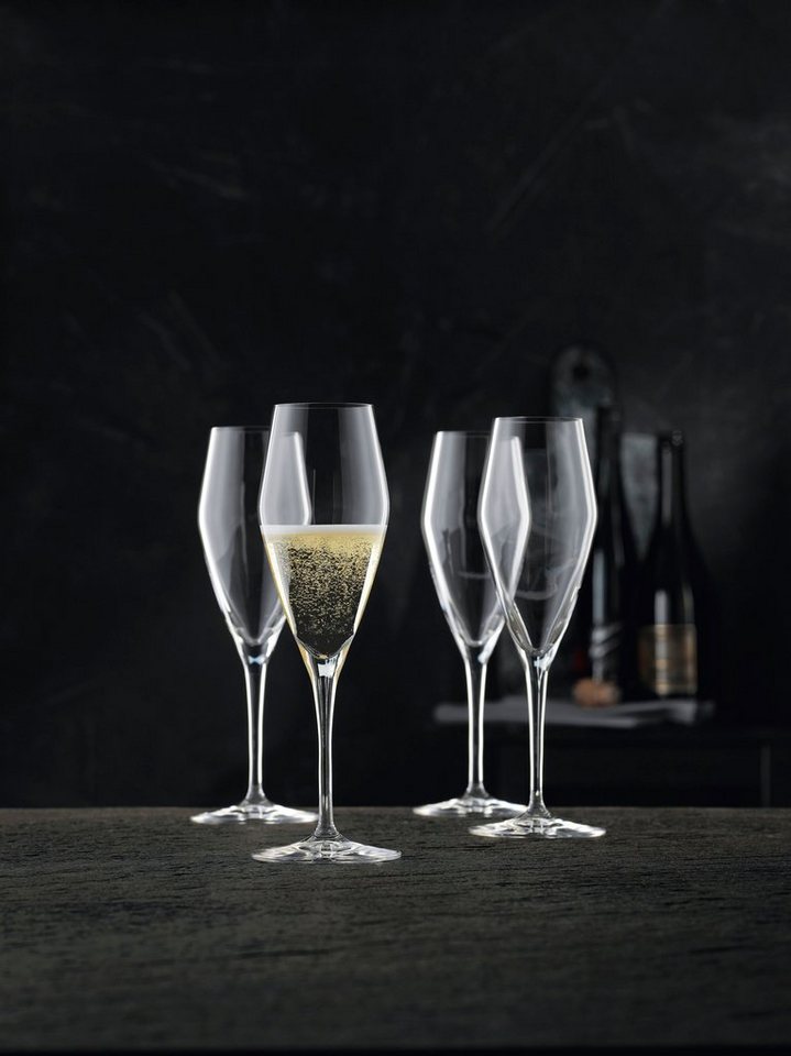 Nachtmann Champagnerglas ViNova, 4-tlg., Kristallglas, 280 ml, Made in Germany, 4-teilig – Bild 2 von 3