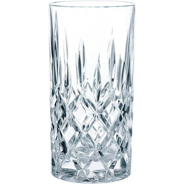 Nachtmann Longdrinkglas Noblesse, 6-tlg., Kristallglas, Made in Germany, 395 ml, 6-teilig