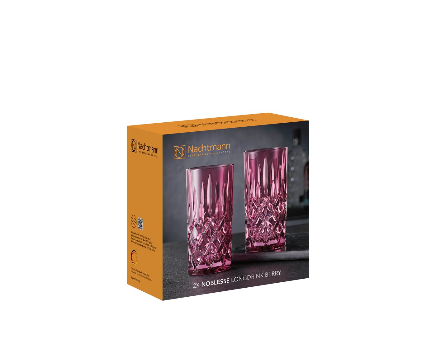 Nachtmann Longdrinkglas Noblesse, 2-tlg., Kristallglas – Bild 3 von 3