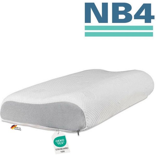 Dormabell Nackenstützkissen Ergonomisches Dormabell Cervical Nackenstützkissen NB4 Talalay Latex, Seitenschläfer, Rückenschläfer