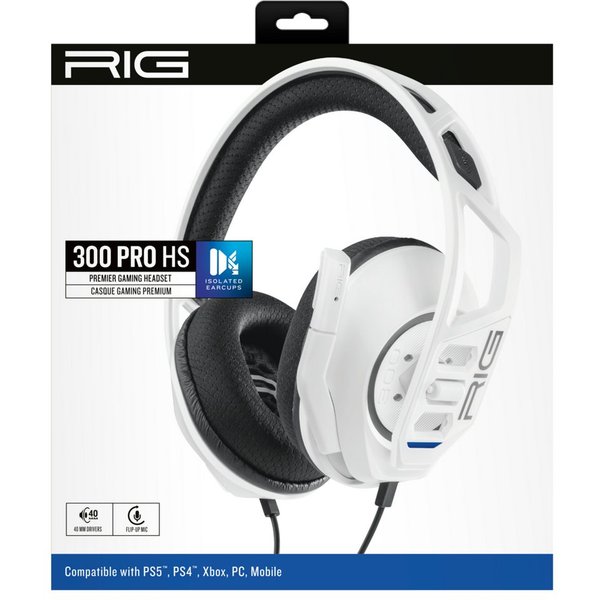 nacon NACON - RIG 300 PRO HS White Gaming-Headset