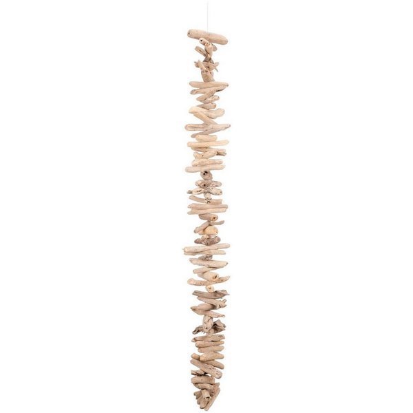 NaDeco Bastelnaturmaterial Treibholzkette, Natur, 100 cm Schwemmholzgirlande Wanddeko