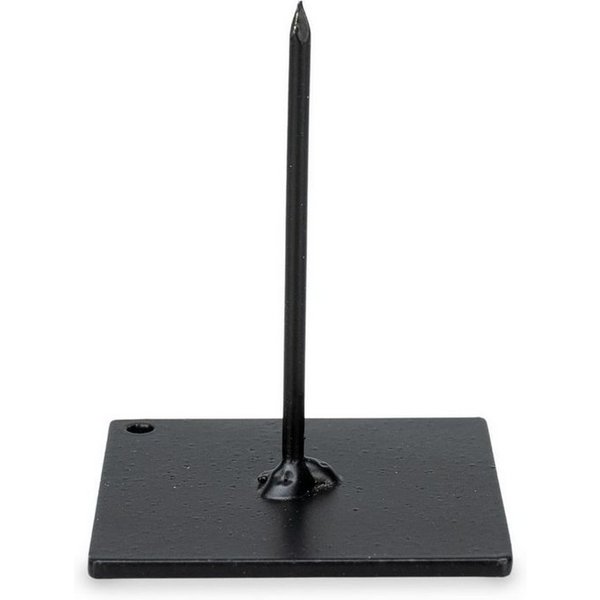 NaDeco Dekoobjekt Metallständer, Schwarz, 6 x 6 x 7,5 cm Skulpturensockel Vitrine