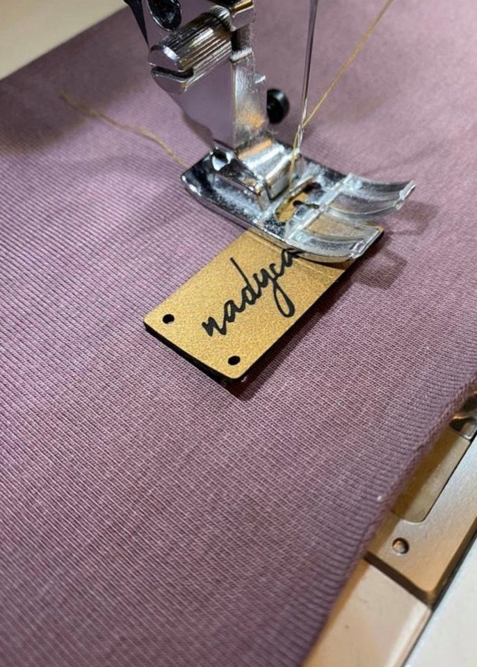 nadycat Beanie ALTMAUVE UNI (2-St., Beanie mit passendem Loop) handgefertigt aus der Lausitz – Bild 4 von 5