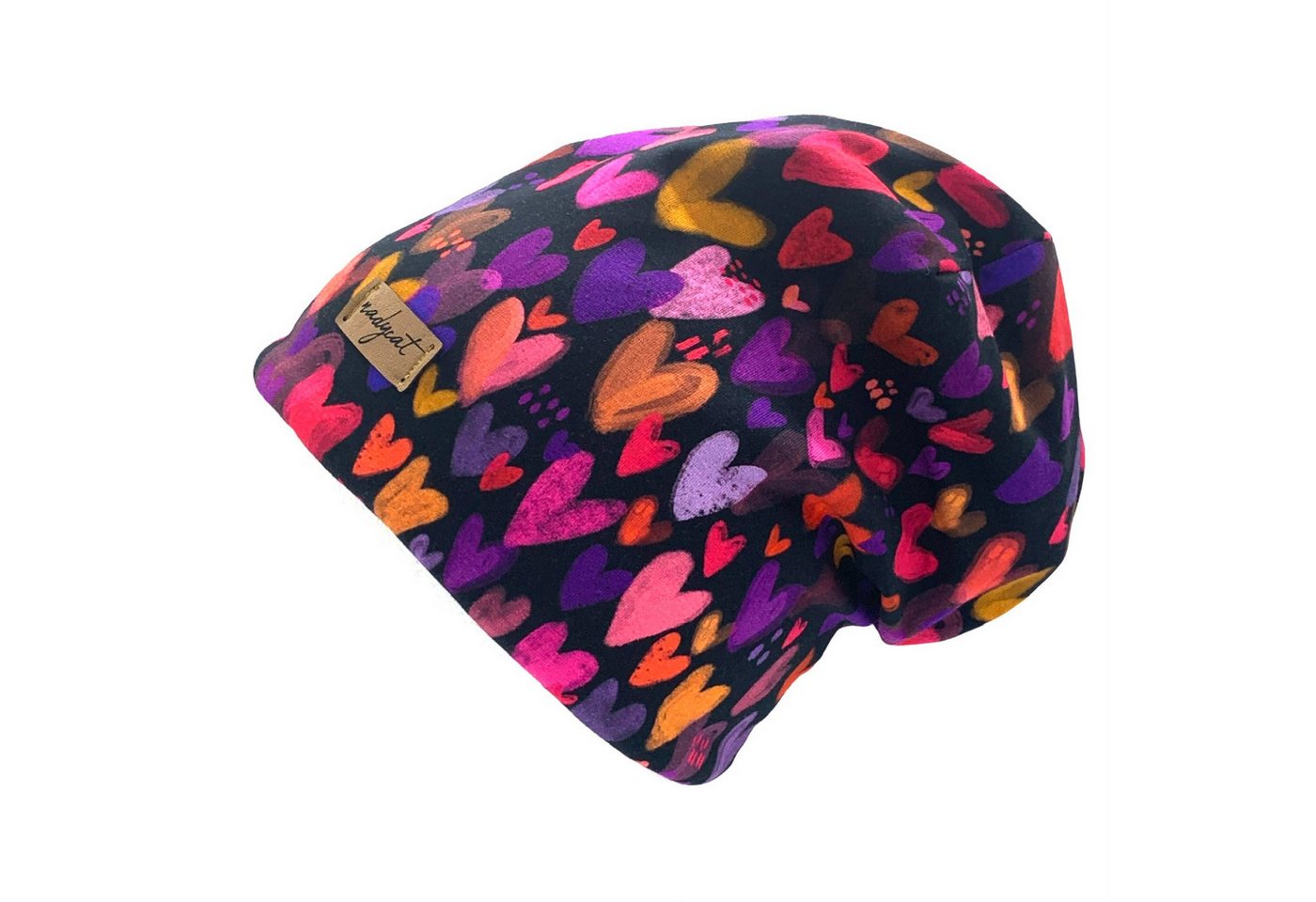 nadycat Beanie HEARTS (2-St., Beanie mit passendem Loop) handgefertigt aus der Lausitz – Bild 2 von 5