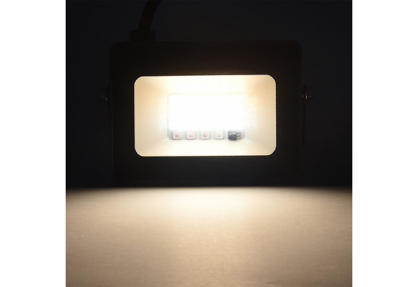 näve LED Gartenstrahler Pia, CCT - über Fernbedienung, Dimmfunktion, Farbwechsel, Fernbedienung, Infrarot inkl., Memoryfunktion, Nachtlichtfunktion, dimmbar übe – Bild 3 von 5