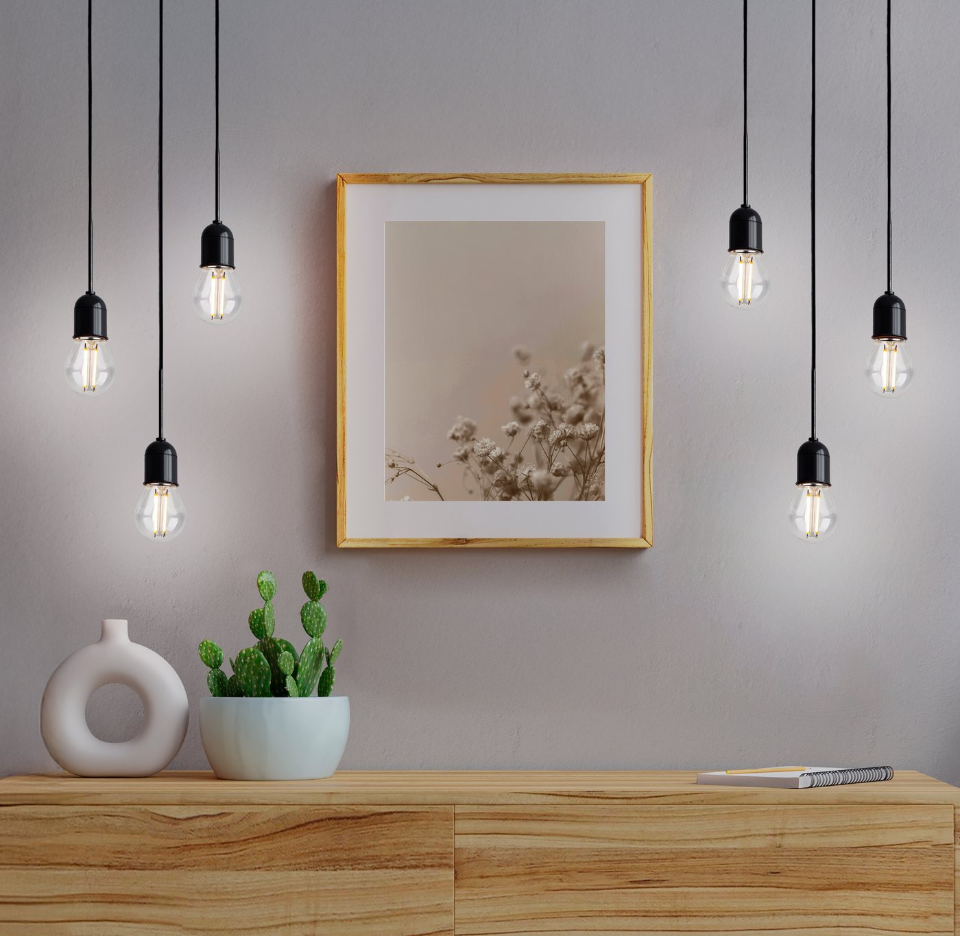 näve LED-Leuchtmittel Daffy, E27, 6 St., Warmweiß, 6er Set, LED in warmweiß, E27, dimmbar, Farbe klar, D: 4,5cm, H: 8cm – Bild 2 von 5