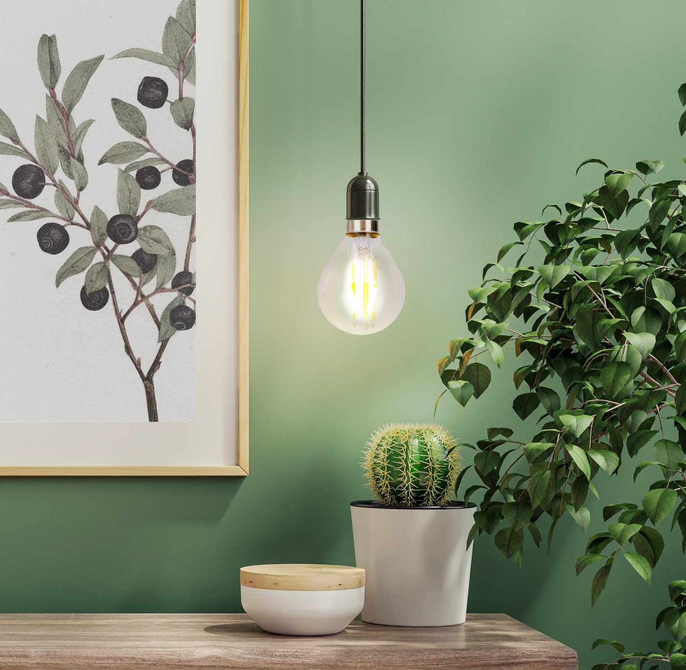 näve LED-Leuchtmittel Daffy, E14, 6 St., Warmweiß, 6er Set, LED in warmweiß, E14, dimmbar, Farbe klar, D: 4,5cm, H: 8cm – Bild 2 von 5