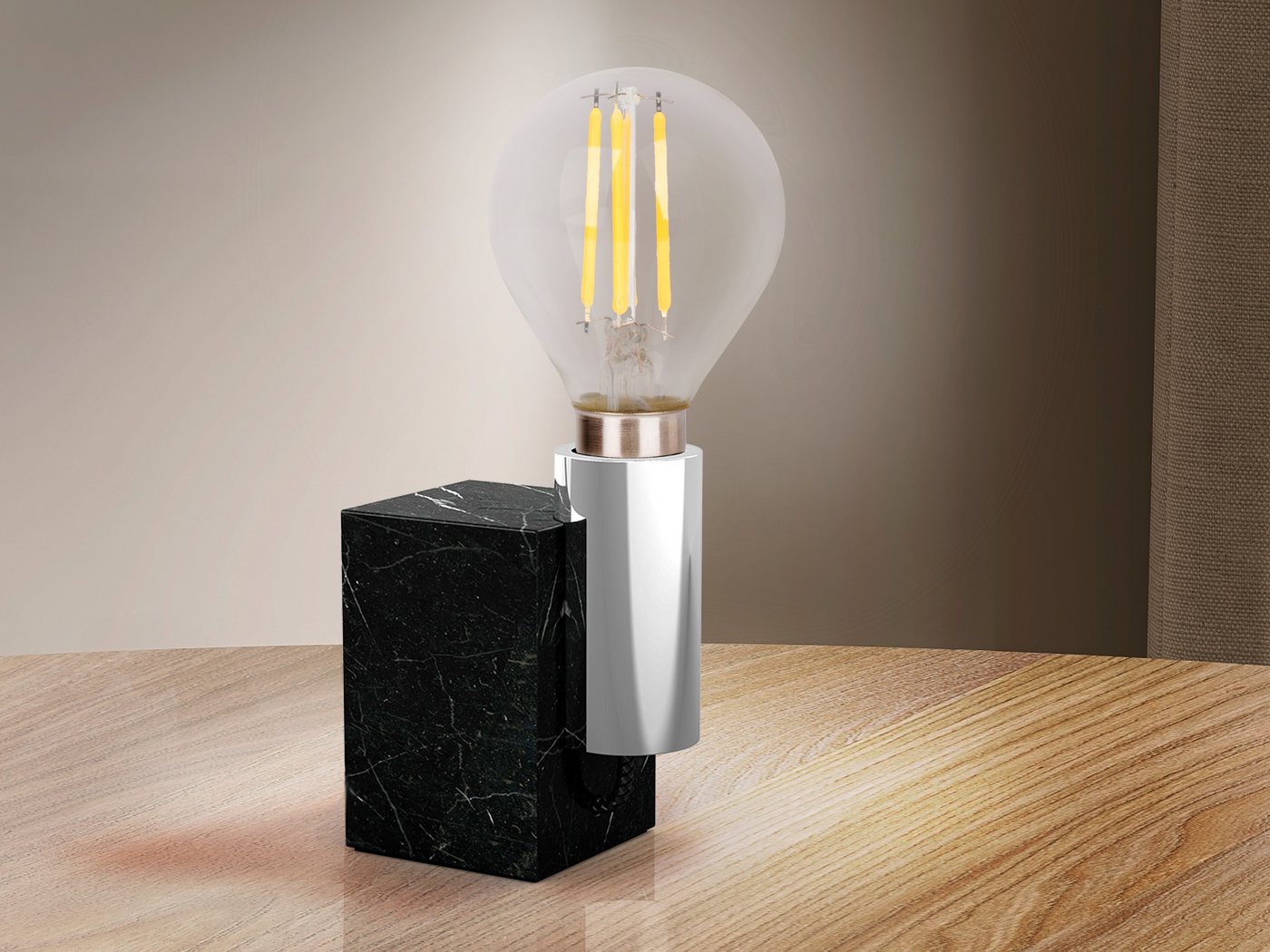näve LED-Leuchtmittel Daffy, E14, 6 St., Warmweiß, 6er Set, LED in warmweiß, E14, dimmbar, Farbe klar, D: 4,5cm, H: 8cm – Bild 5 von 5