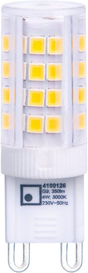näve LED-Leuchtmittel Denny, G9, 6 St., Warmweiß, 6er-Set, Leuchtmittel G9/3,5W, Effizienzklasse F, Keramik/Kunststoff – Bild 2 von 3