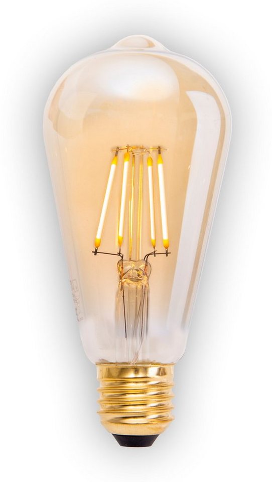 näve LED-Leuchtmittel Dilly, E27, 4 St., Warmweiß, 4er-Set LED Leuchtmittel E27/4W,2000K, 320lm, SKI/IP20 – Bild 2 von 5
