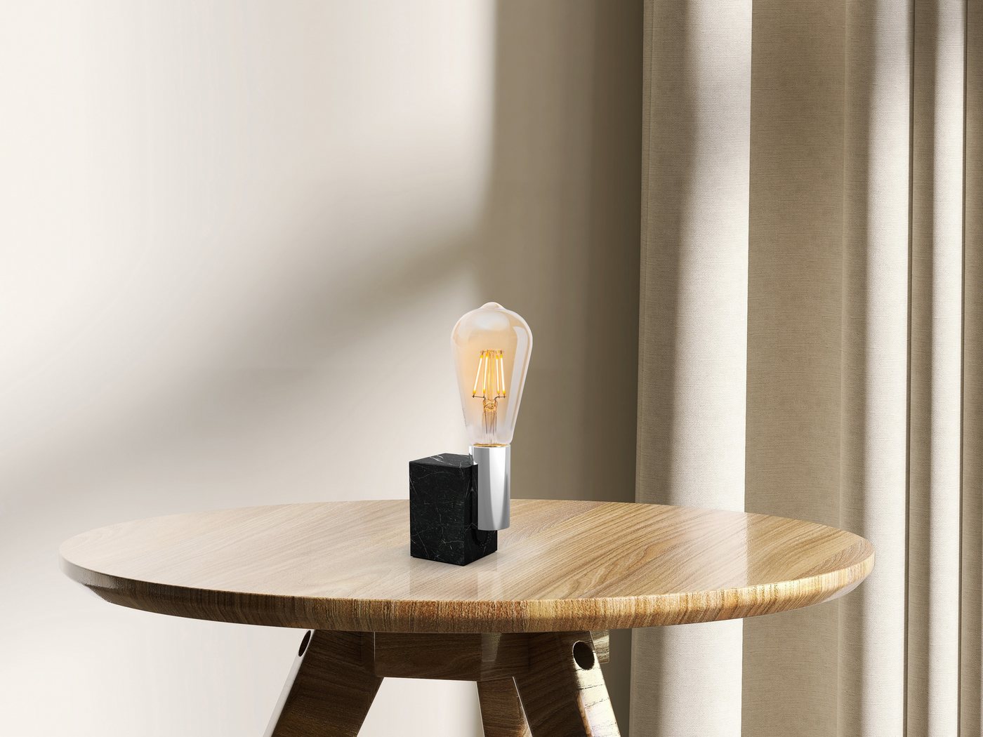 näve LED-Leuchtmittel Dilly, E27, 4 St., Warmweiß, 4er-Set LED Leuchtmittel E27/4W,2000K, 320lm, SKI/IP20 – Bild 4 von 5