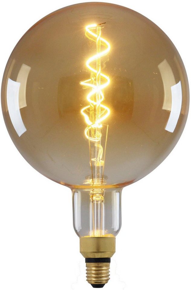 näve LED-Leuchtmittel Dilly Max, E27, 1 St., Filament warmweiß LED E27/5W dimmbar 2200K 280lm D: 20cm H: 30cm – Bild 2 von 5