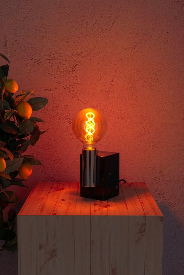 näve LED-Leuchtmittel Dilly, E27, 3 St., Warmweiß, Retro Ø 9,5cm Filament, 3er Set, 4W LED, dimmbar, 1800 Kelvin – Bild 2 von 5