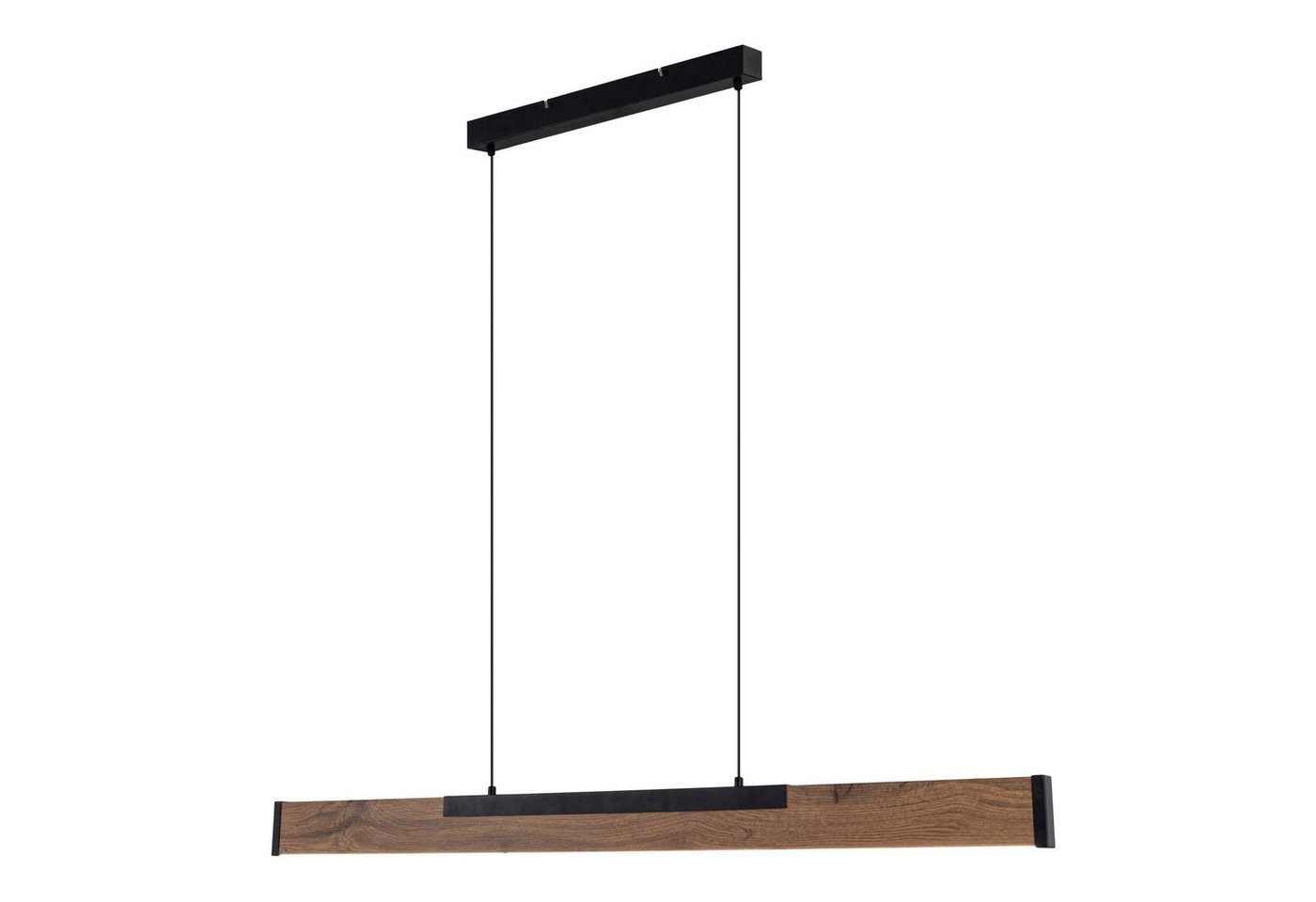 näve LED Pendelleuchte Wilma, Dimmfunktion, Memoryfunktion, LED wechselbar, Warmweiß, mit Holz, dimmbar per Wandschalter, Memoryfunktion, höhenverstellbar – Bild 5 von 5