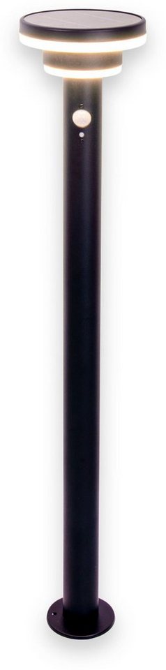 näve LED Solarleuchte Nora, Bewegungsmelder, LED fest integriert, Warmweiß, inkl. Bewegungsmelder, stufenweise dimmbar, H: 86cm, mit Erdspieß – Bild 2 von 5