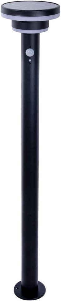 näve LED Solarleuchte Nora, Bewegungsmelder, LED fest integriert, Warmweiß, inkl. Bewegungsmelder, stufenweise dimmbar, H: 86cm, mit Erdspieß – Bild 3 von 5